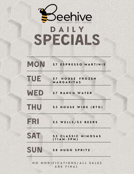 Daily Specials