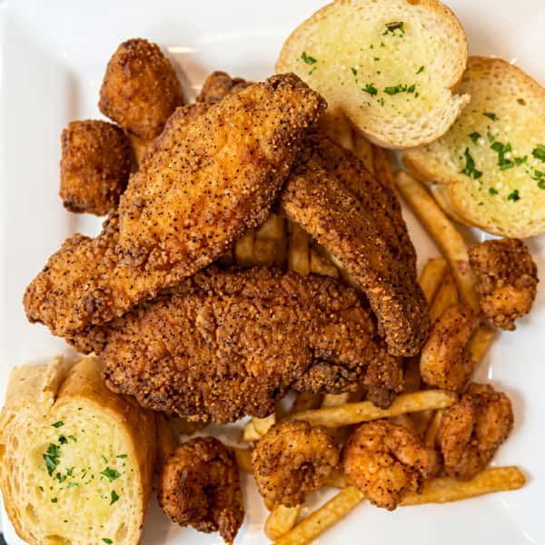 Shrimp and Catfish Platter
