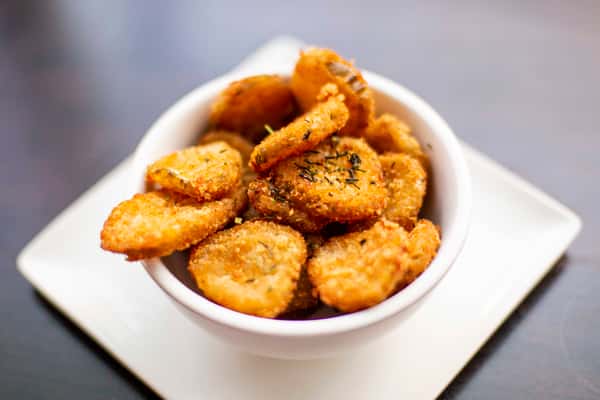 Sweet & Spicy Fried Pickles