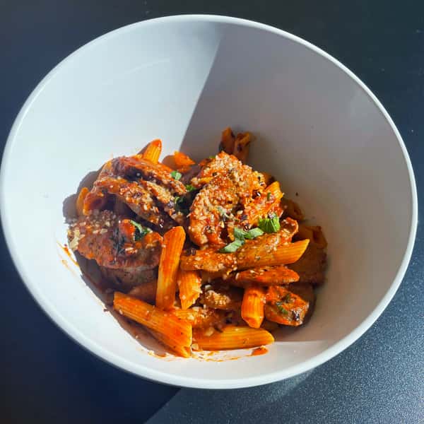 Spicy Sausage and Basil Penne