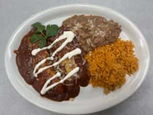 31. Enchilada Platter (2 Pcs)