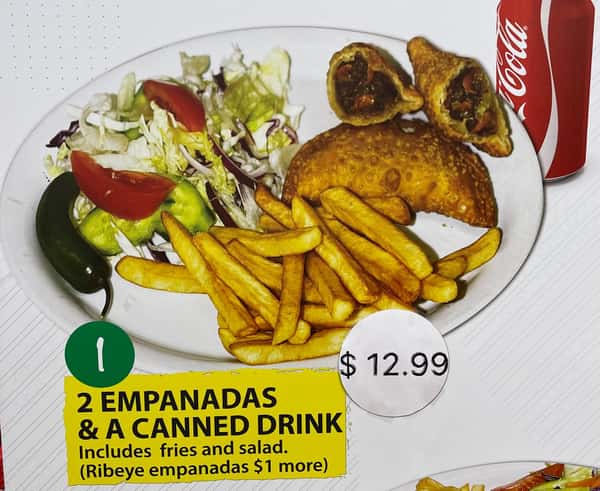 117. 2 Empanadas, & a Canned Drink