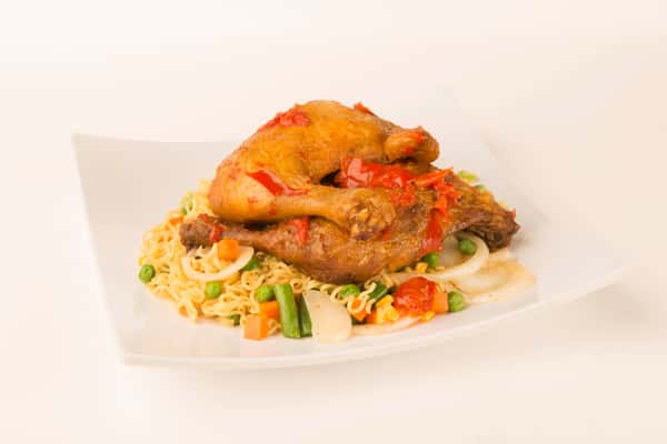 Noodles and Chicken 