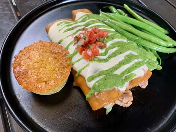 Red Corn Enchiladas