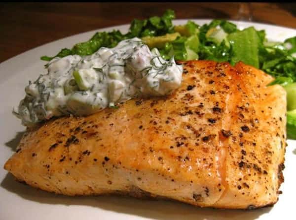 Cucumber Dill Salmon