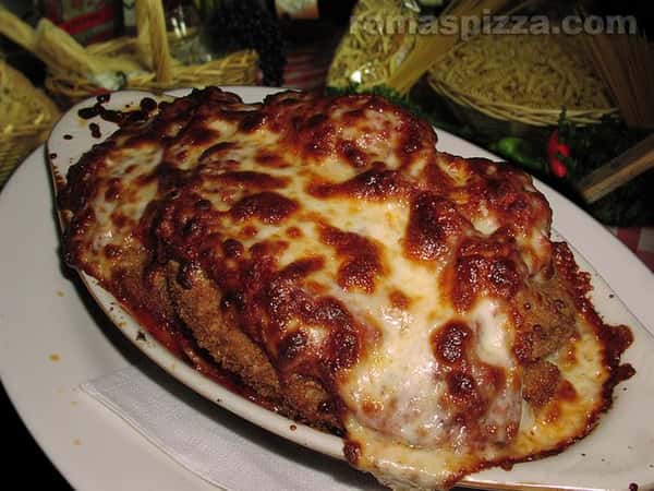 Parmigiana Chicken, Eggplant or Veal