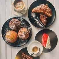 table of desserts