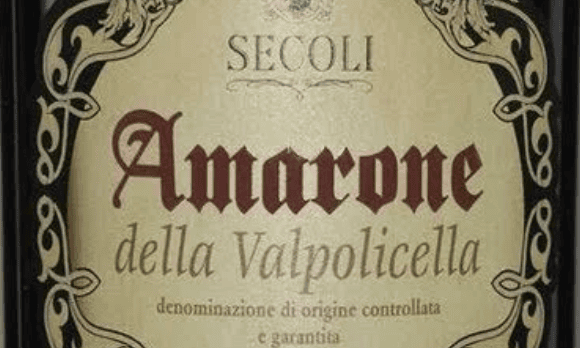 Amarone, Secoli, Italy