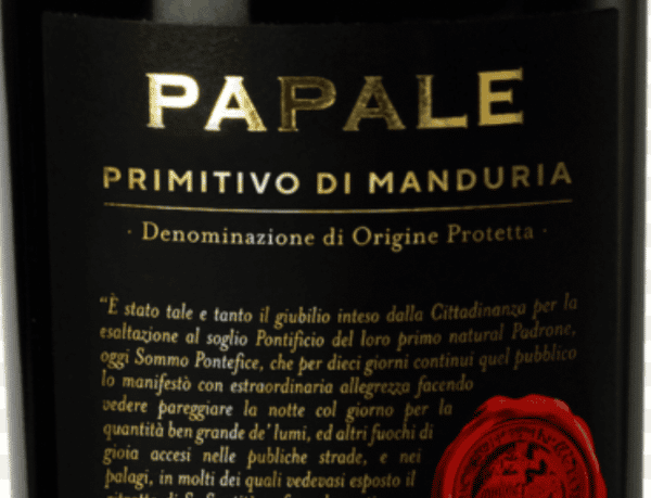 Primitivo, Papale, Italy