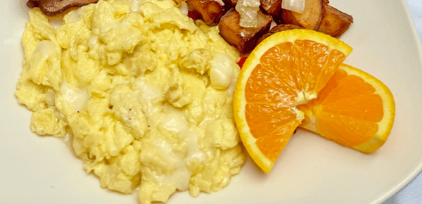 CHEESY SCRAMBLED EGGS