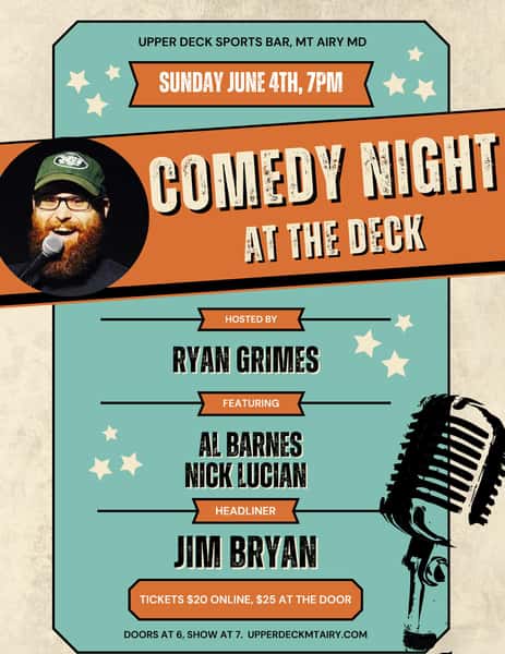 Comedy Night @ The Deck!