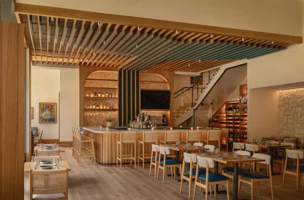Ballena Bar at Zaranda, under its whale-tail ceiling