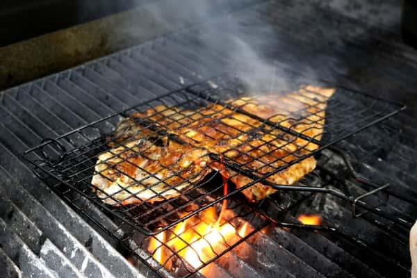 Pescado Zarandeado whole grilled fish with herbs and spices, an iconic signature dish at Zaranda Houston