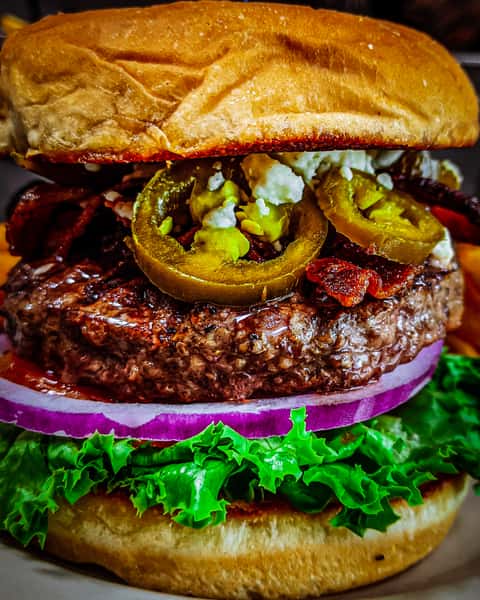 Jalapeno Bleu Burger