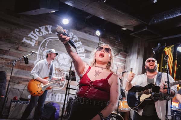 Live music all damn weekend. 🤠🎸 Come hang at Lucky Bastard.