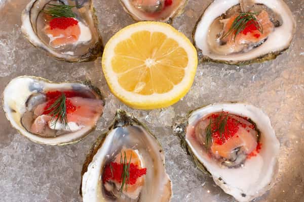 Oysters on the Half Shell* Gluten Free Saltwater Grille CT