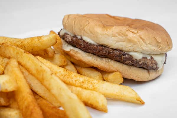 KID'S PHILLY BURGER W/FRIES