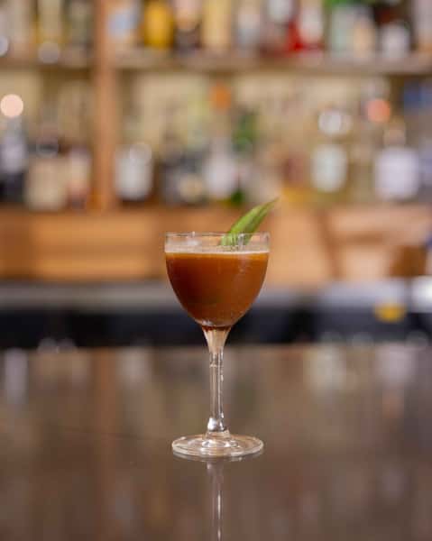 pandan-washed rum