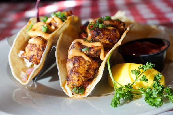 Blackened Halibut Tacos