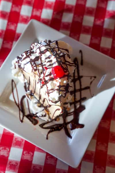 Almond Crusted Mud Pie