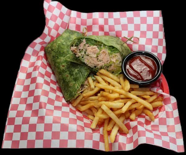Smoked Salmon Ceasar Wrap