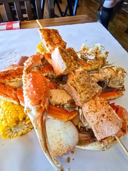 Dungeness, Snow Crab, & Salmon