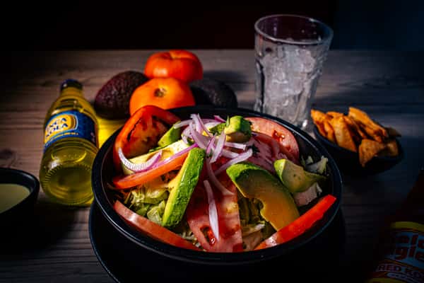 Ensalada de lechuga y tomate