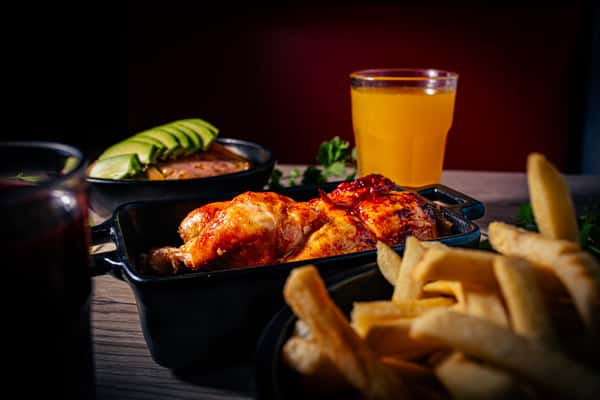 1/2 pollo a la brasa