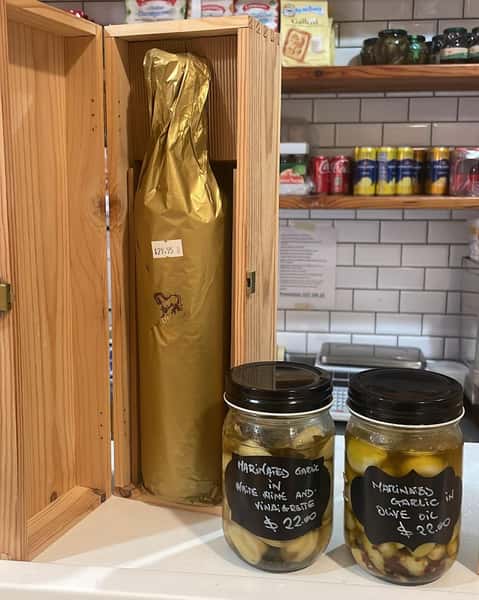 Marinated garlic