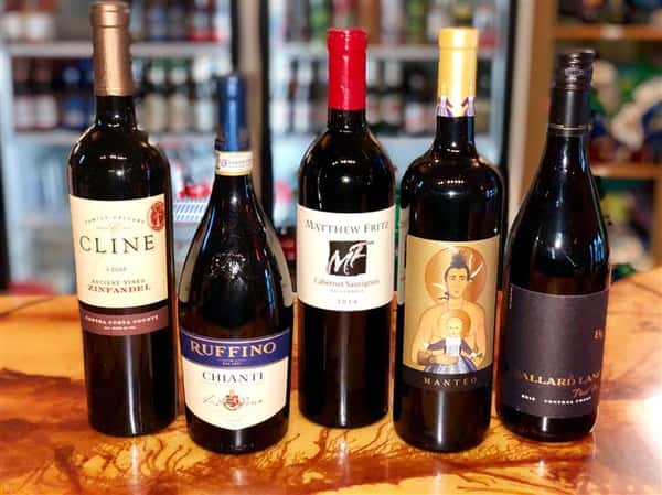 5 Bottles of Wine