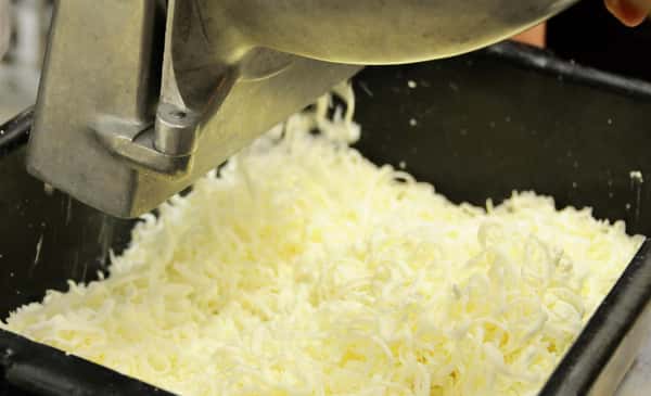 graded mozzarella