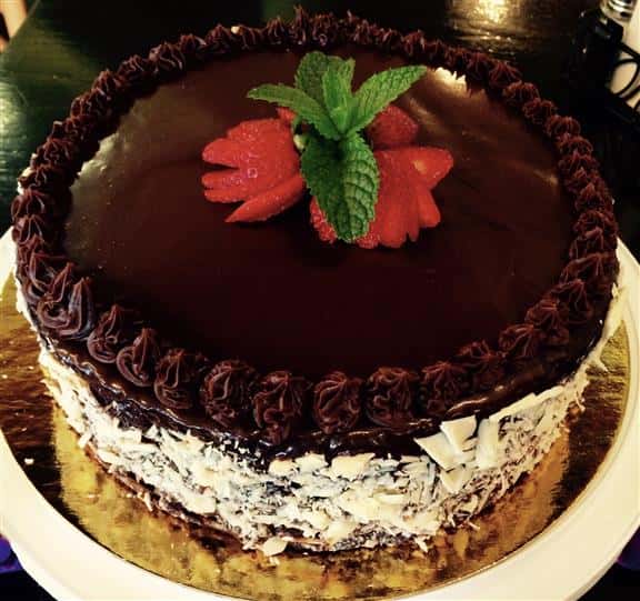 triple chocolate cake