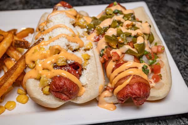 Esquite Hot Dog