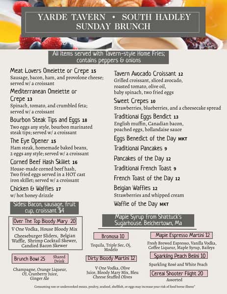 Brunch Menu