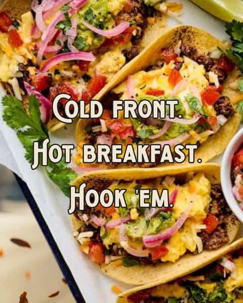 A cool front and the Gators coming to town. Saturday in Austin is shaping up very nicely.
With an 11 a.m. kickoff, your tailgate crew has an extra early start. Before the grills are fired up and the rest of the crowd arrives, take breakfast off their to-do list.
Preorder a breakfast burrito bundle or group meal from Two Step Taqueria for pickup on your way to the stadium.
Hosting the watch party at home? We've got delivery covered, too.
Order ahead at the link in bio.
Hook 'em. 🤘
#TwoStepTaqueria #HookEm #AustinEats