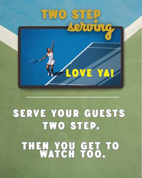 Keep your eye on the match.
We’ve got the watch-party spread.

#austin #usopen #tacotok