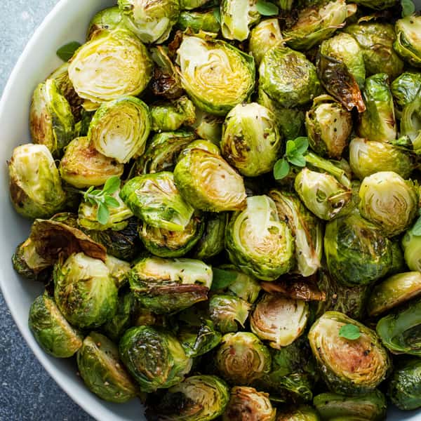 Green Chile Brussels Sprouts
