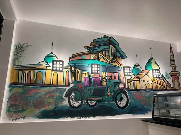 Colorful wall art