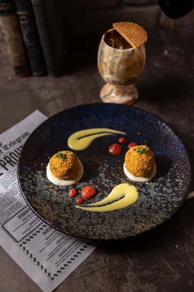 Porcini arancini from the late night menu at Repeal