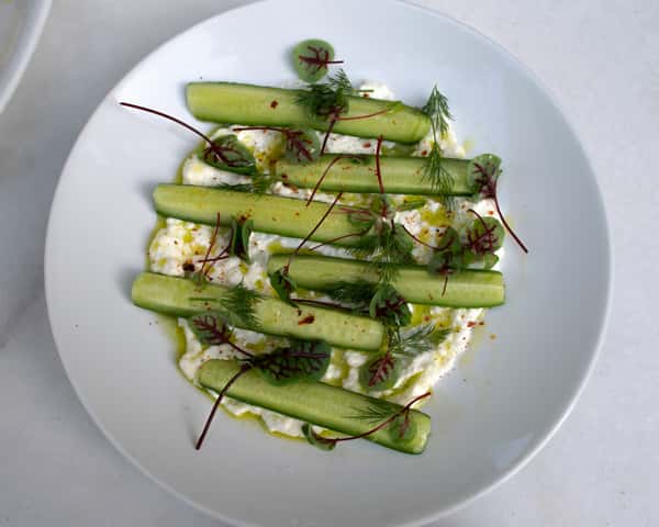 Stracciatella and Cucumbers