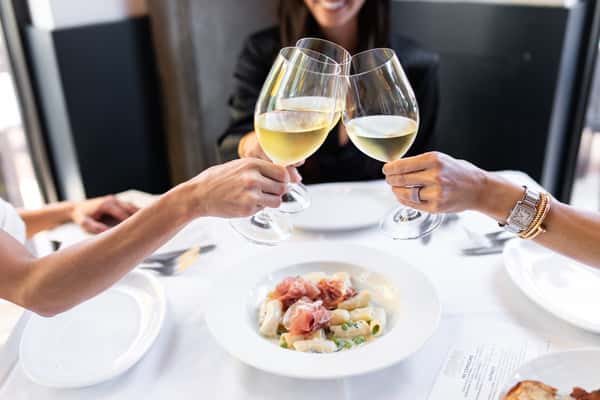 Cheers at Coppa Osteria