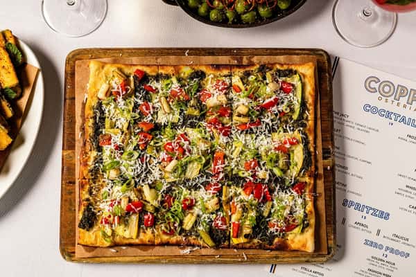 Pesto Primavera Thin & Crispy