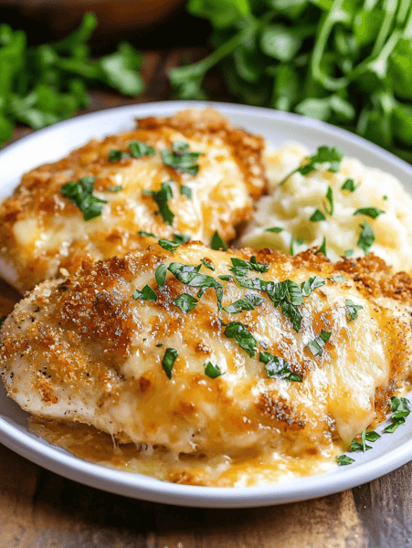 Parm Crusted Chicken