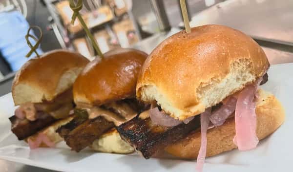 Smokehouse BBQ Bacon Sliders