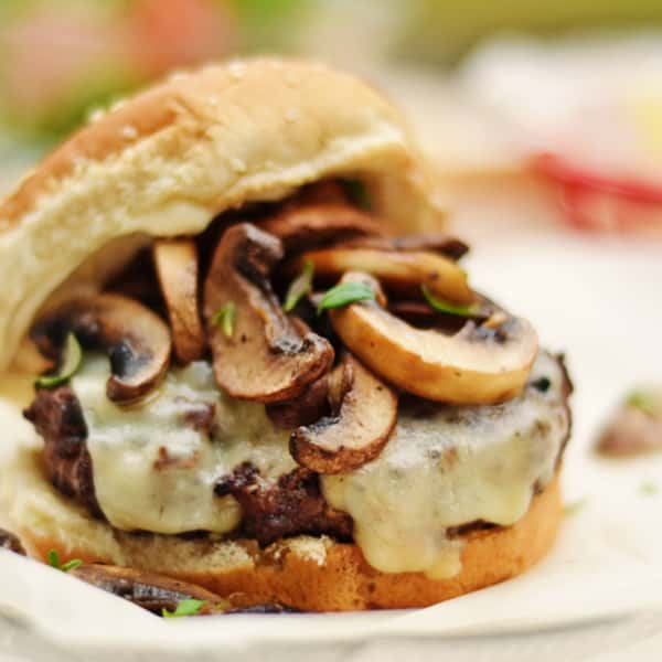 Mushroom & Swiss Burger
