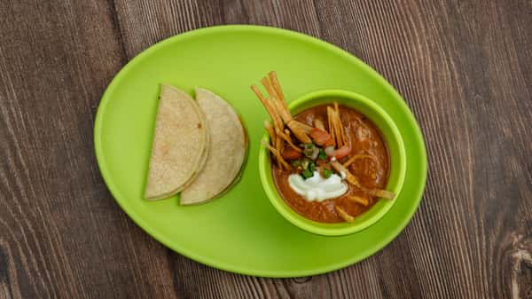 Tortilla Soup and Baby Quesadilla