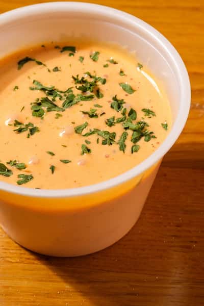 Side Cup of Homemade Ghost Pepper Ranch