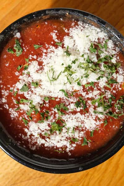 Side Cup of Homemade Marinara