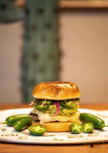 Spicy Verde Burger