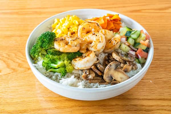 Garlic Butter Shrimp Bowl